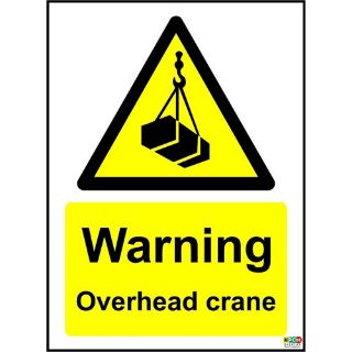 Picture of Warning Overhead Crane Safety Sign